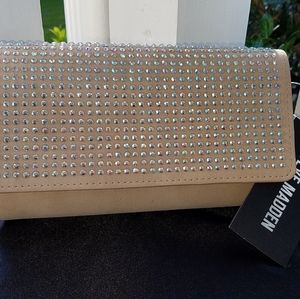 Steve Madden Chain Crossbody Bag W/ Rhinestone